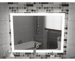 Зеркало с подсветкой для ванной комнаты Верона 100х60 см