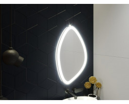 Овальное зеркало в ванну с подсветкой Васто 60х90 см