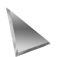 Треугольная зеркальная плитка серебро 300x300 мм